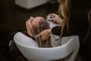 Natural hair care routine for hair growth and shine